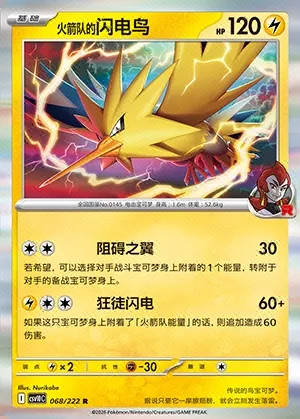 Team Rocket's Zapdos